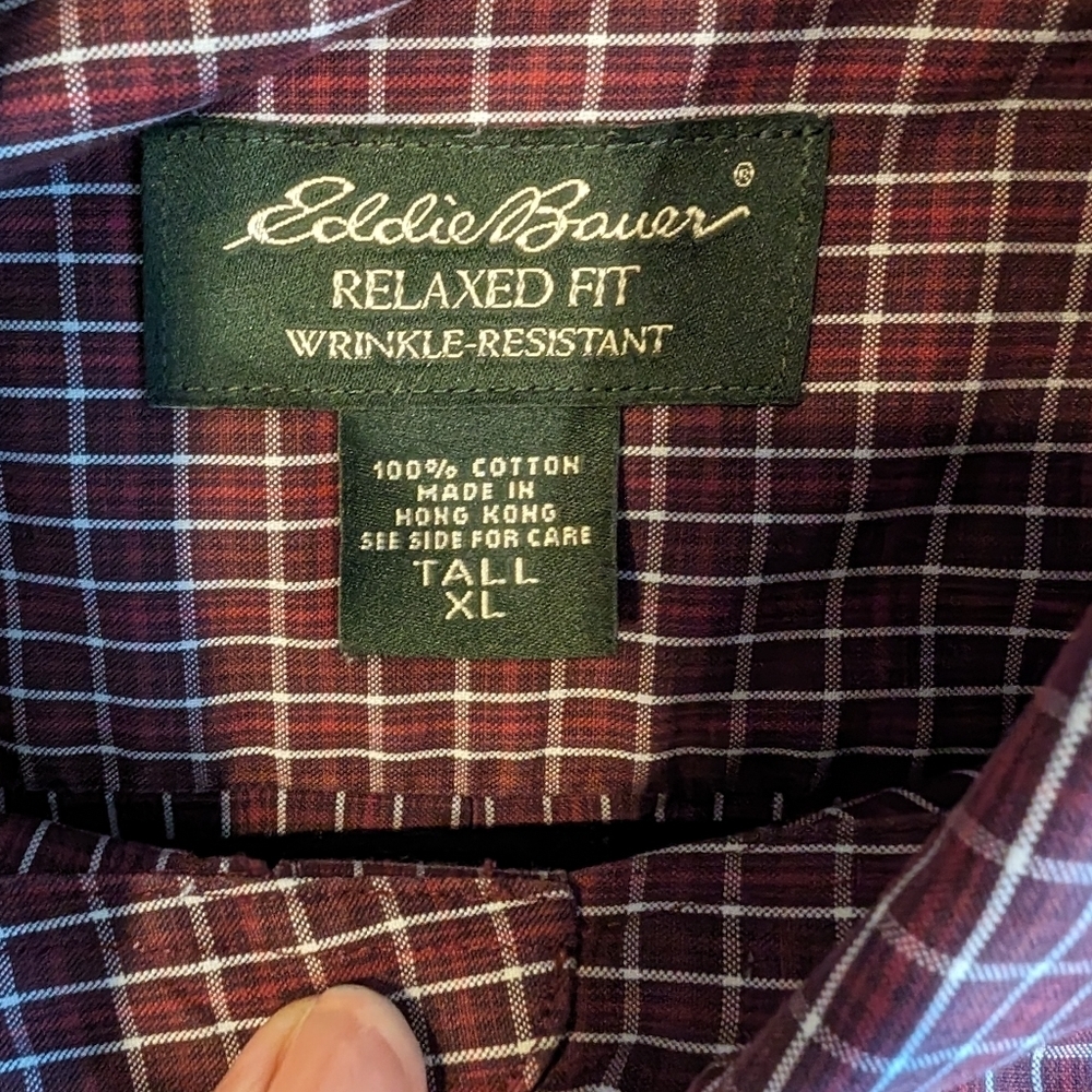 Eddie Bauer (Lot of 3) Button Up Shirts XLT Versatile - Picture 6 of 15